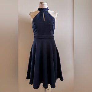 Altar’d State navy blue dress. Homecoming Med. Fitted. Lace. Perfect.